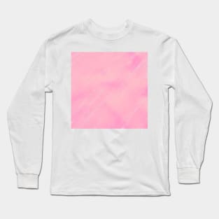 Pink watercolor abstract art design Long Sleeve T-Shirt